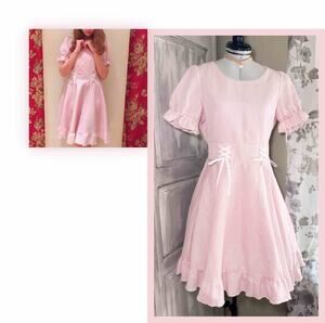 Liz Lisa Gingham Check OP Pink Picnic Dress Jfashion Gyaru Himekaji Coquette